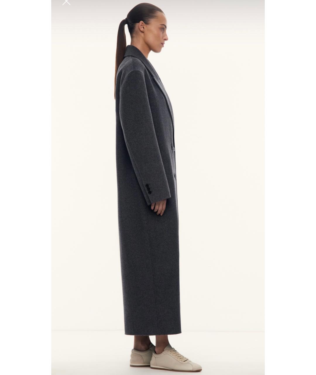 12 STOREEZ Серое шерстяное пальто, фото 6