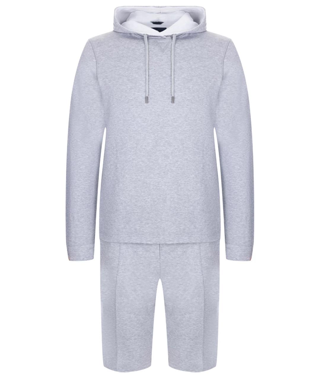 CAPOBIANCO Серый повседневный костюм, фото 1