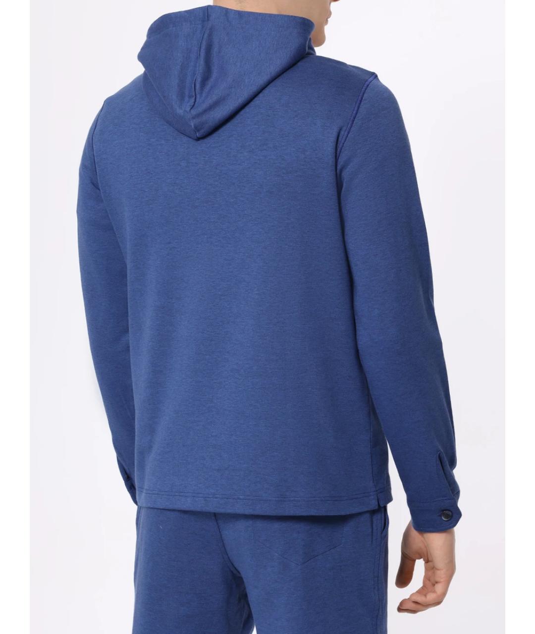 CAPOBIANCO Синий повседневный костюм, фото 3