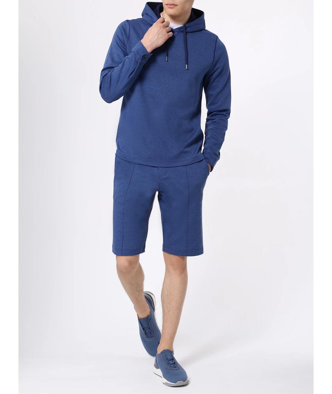 CAPOBIANCO Синий повседневный костюм, фото 2