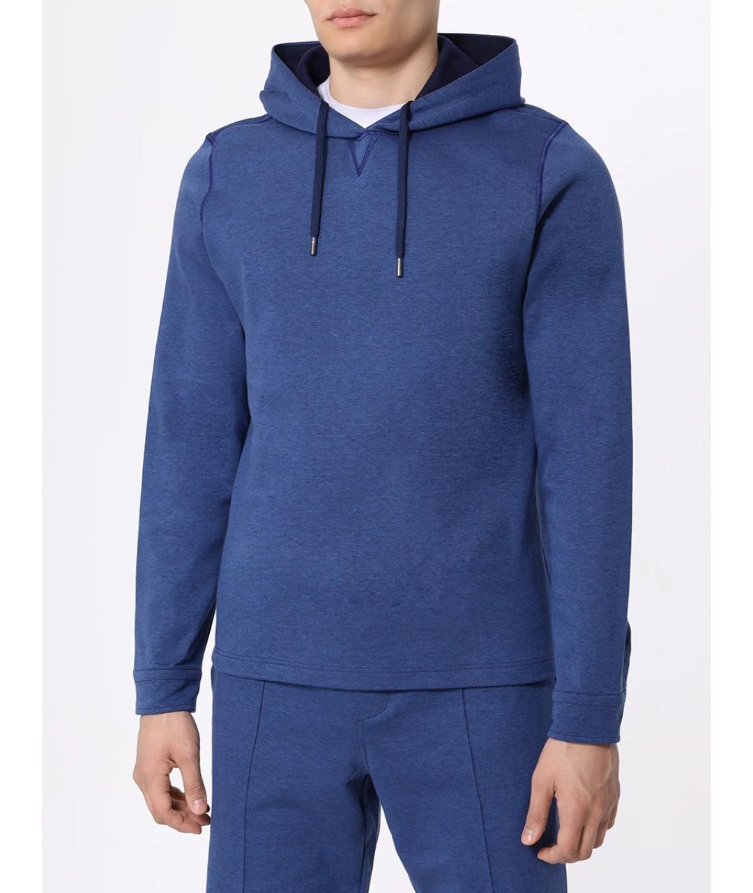 CAPOBIANCO Синий повседневный костюм, фото 4