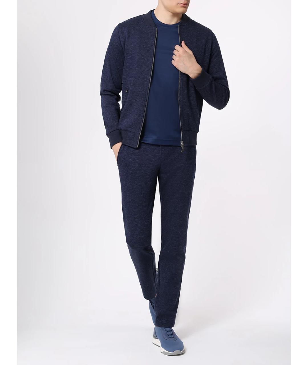 CAPOBIANCO Синий повседневный костюм, фото 2