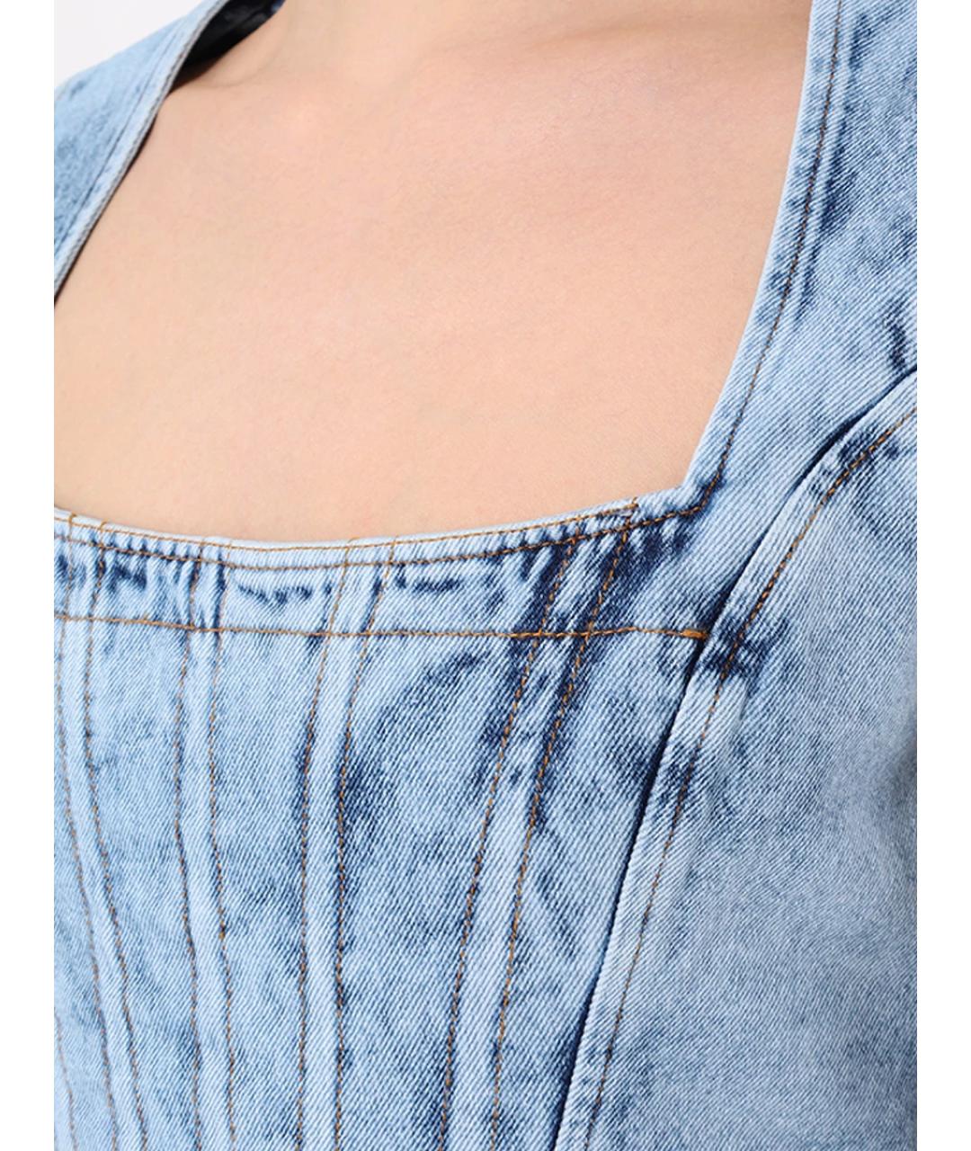 GIUSEPPE DI MORABITO Голубой корсет, фото 5