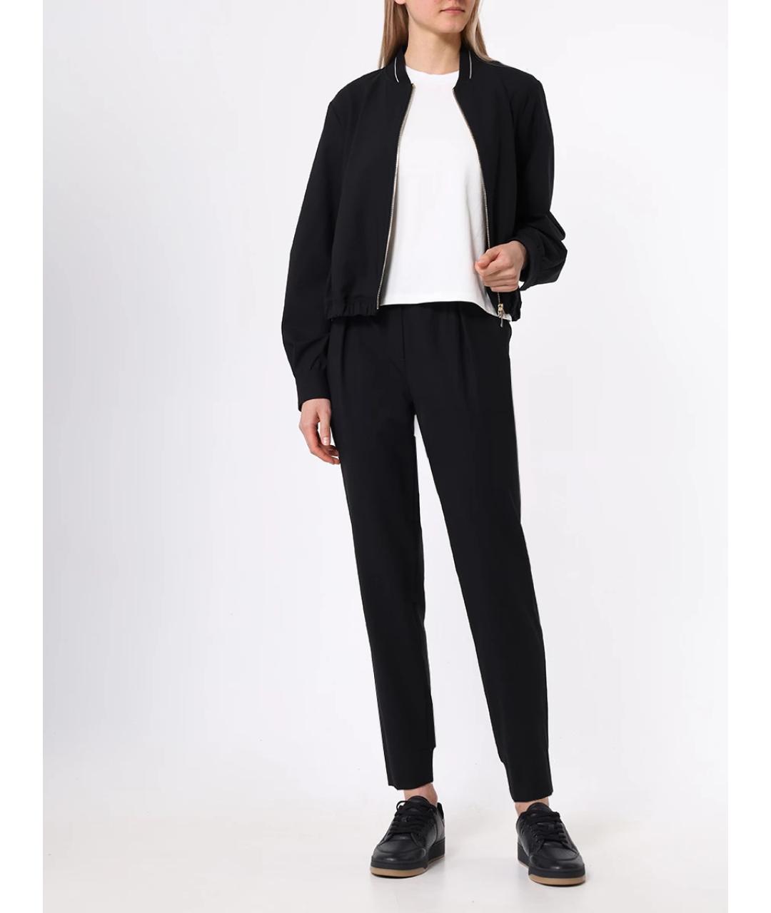 LORENA ANTONIAZZI Черный шерстяной костюм с брюками, фото 2