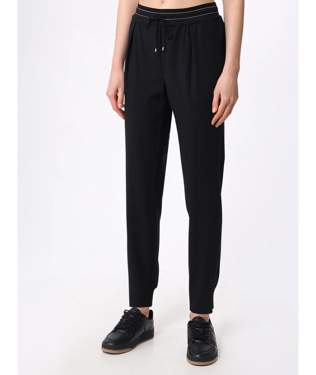 LORENA ANTONIAZZI Черный шерстяной костюм с брюками, фото 8