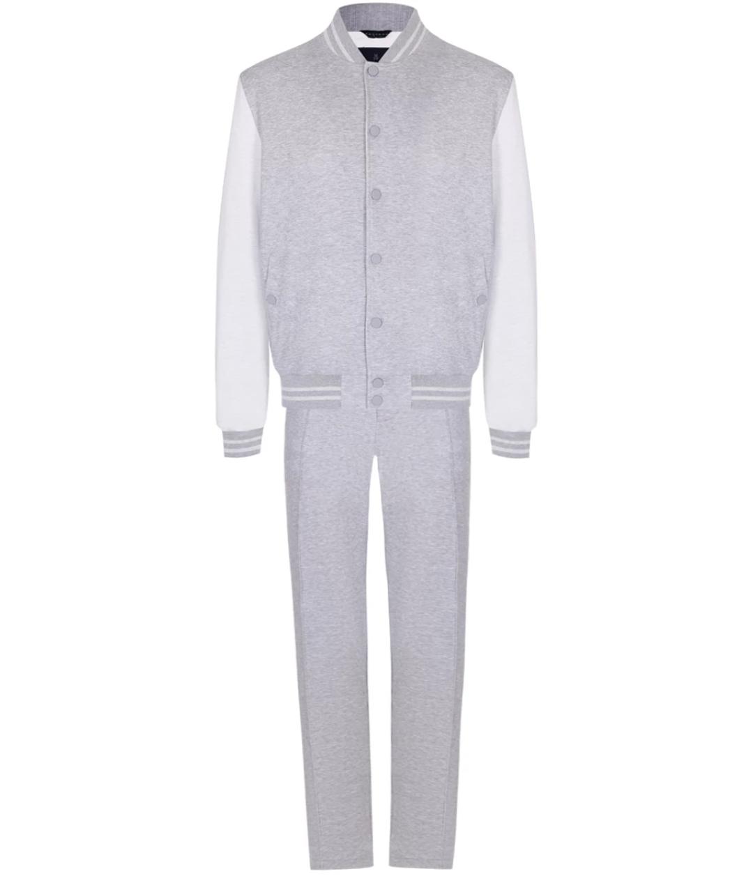 CAPOBIANCO Серый повседневный костюм, фото 1