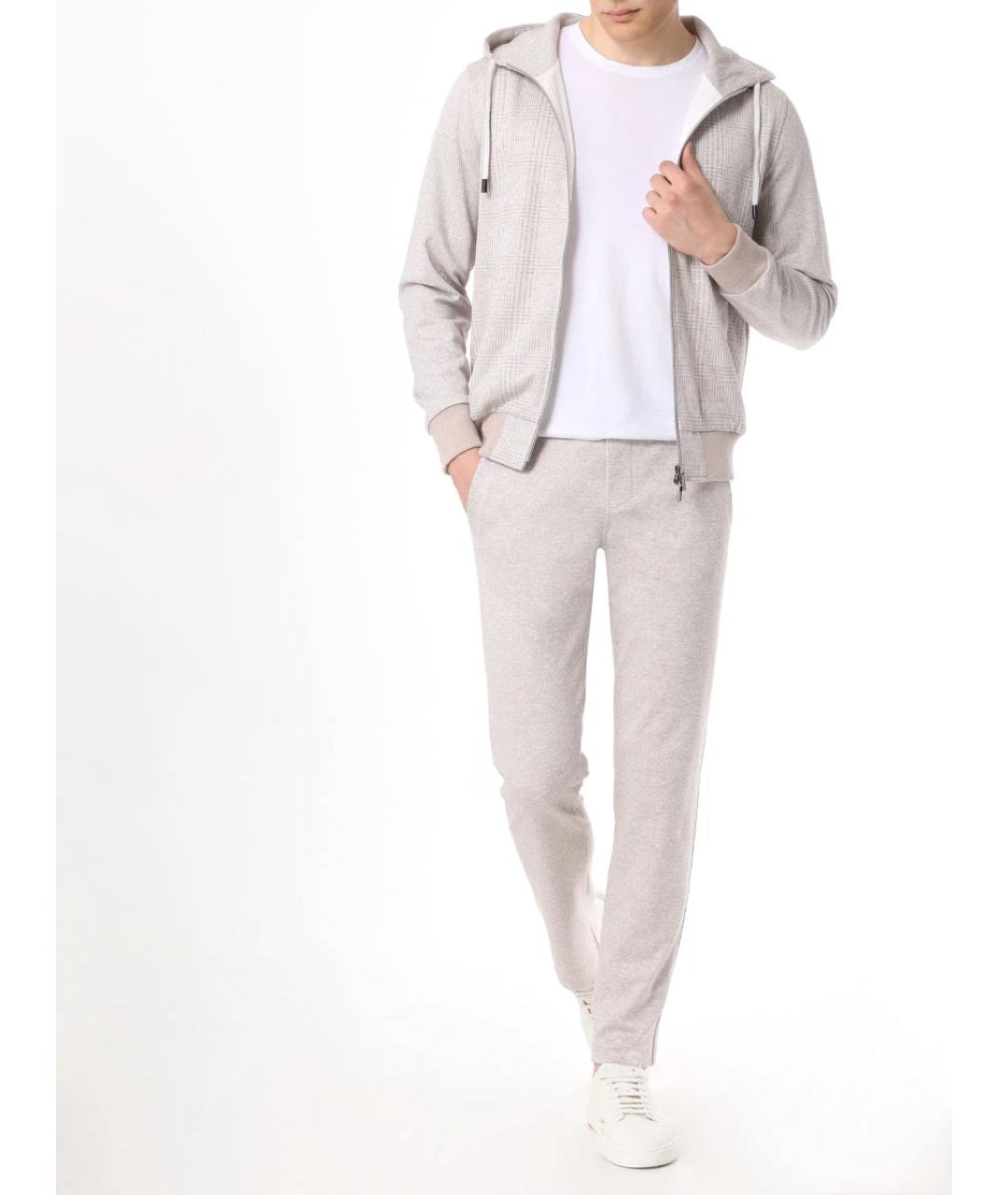 CAPOBIANCO Бежевый повседневный костюм, фото 2