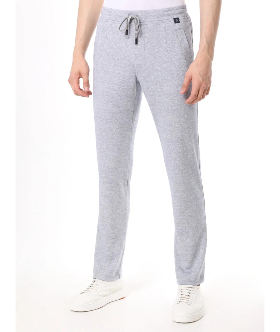 CAPOBIANCO Серый повседневный костюм, фото 7