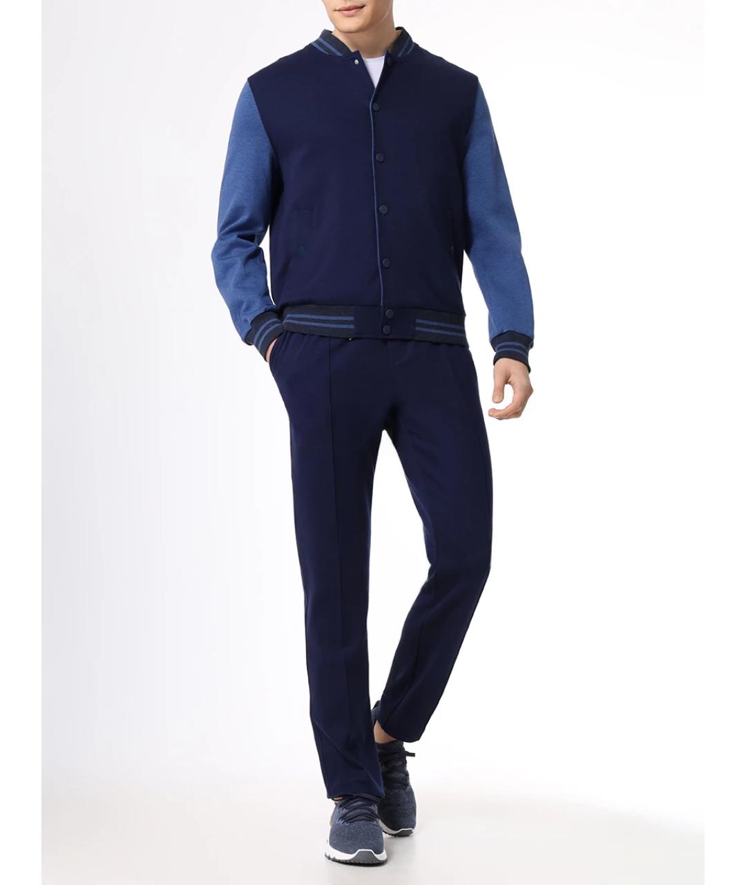 CAPOBIANCO Синий повседневный костюм, фото 2