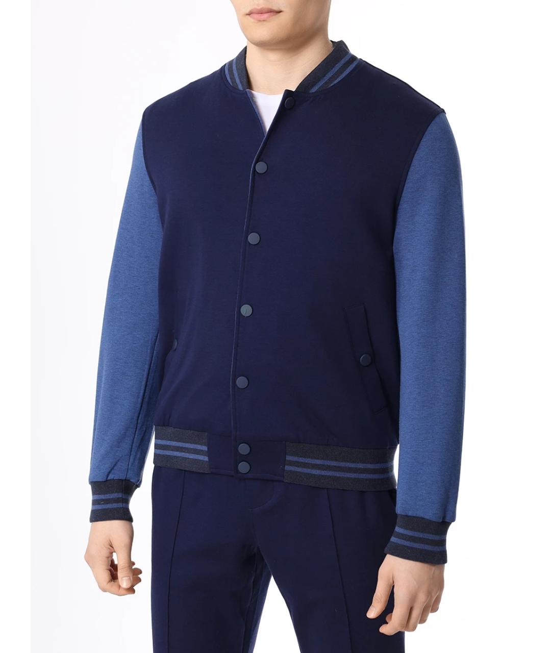 CAPOBIANCO Синий повседневный костюм, фото 4