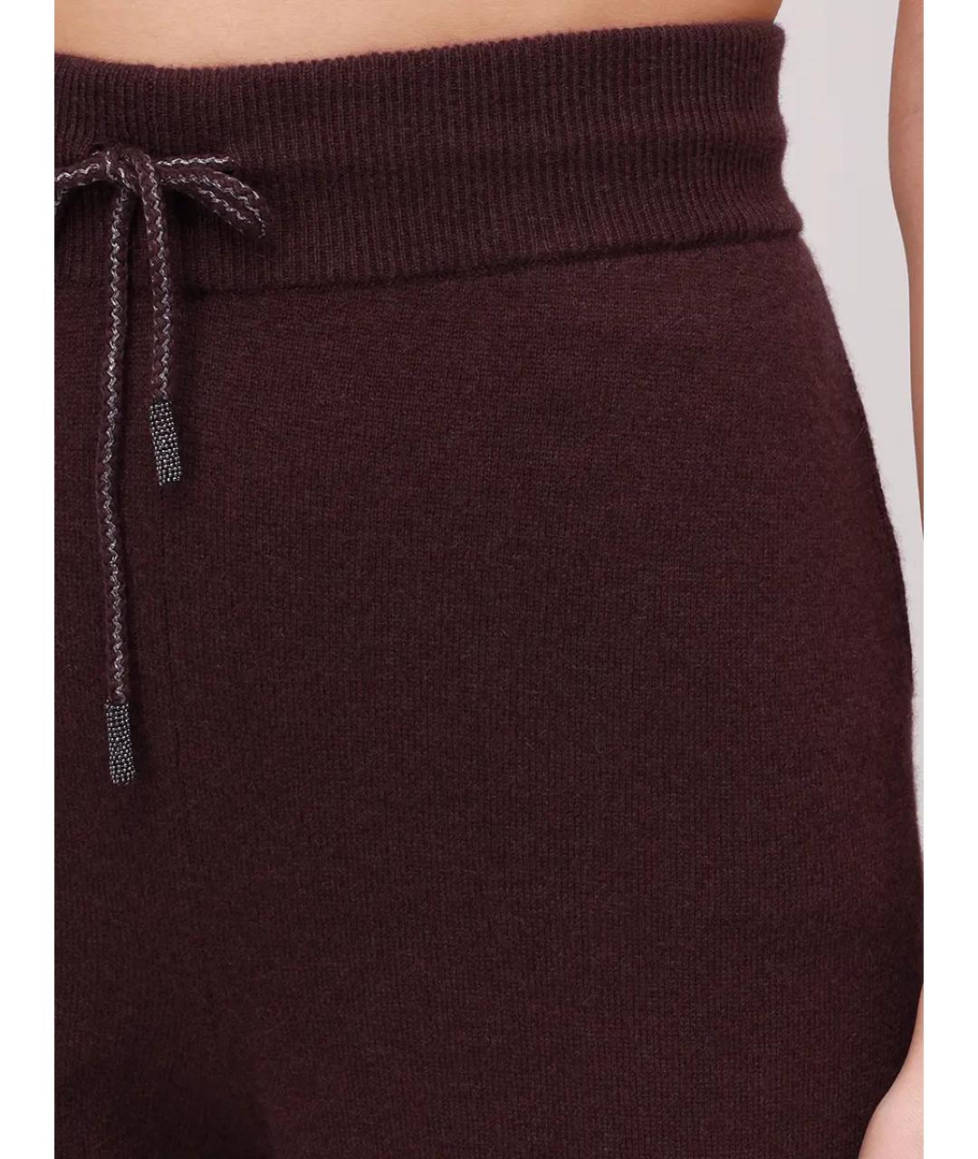 PANICALE Бордовый кашемировый костюм с брюками, фото 8