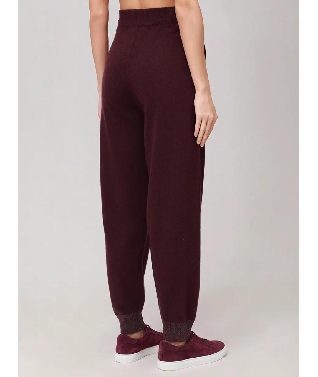 PANICALE Бордовый кашемировый костюм с брюками, фото 6