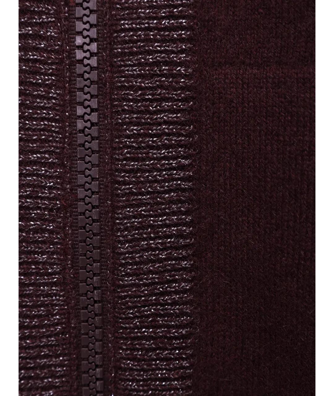 PANICALE Бордовый кашемировый костюм с брюками, фото 5