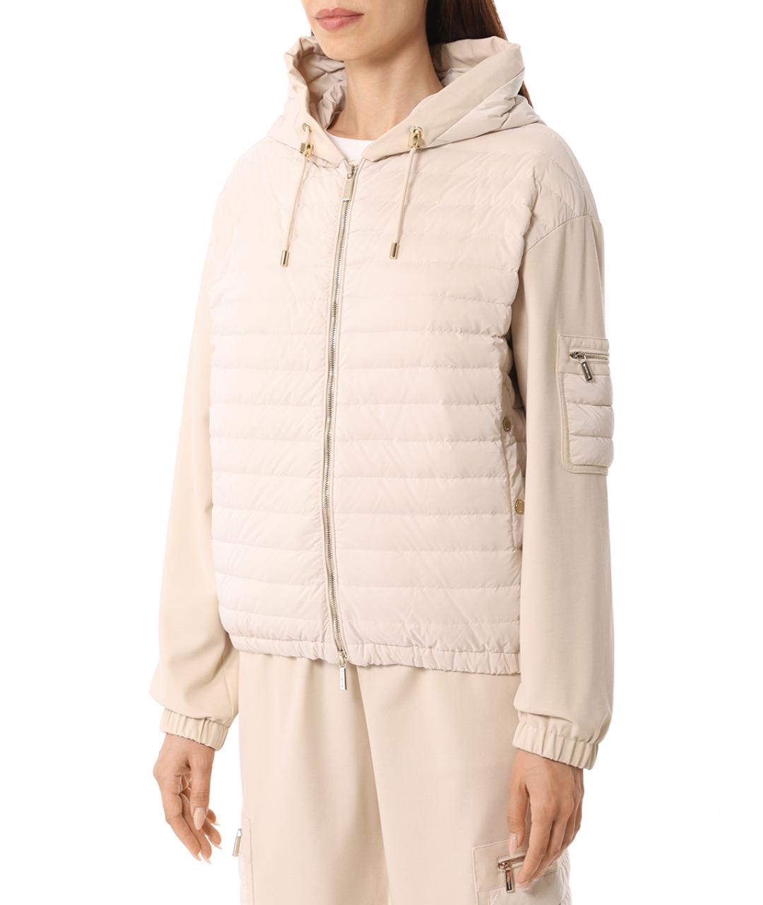 MOORER Бежевый хлопковый костюм с брюками, фото 4