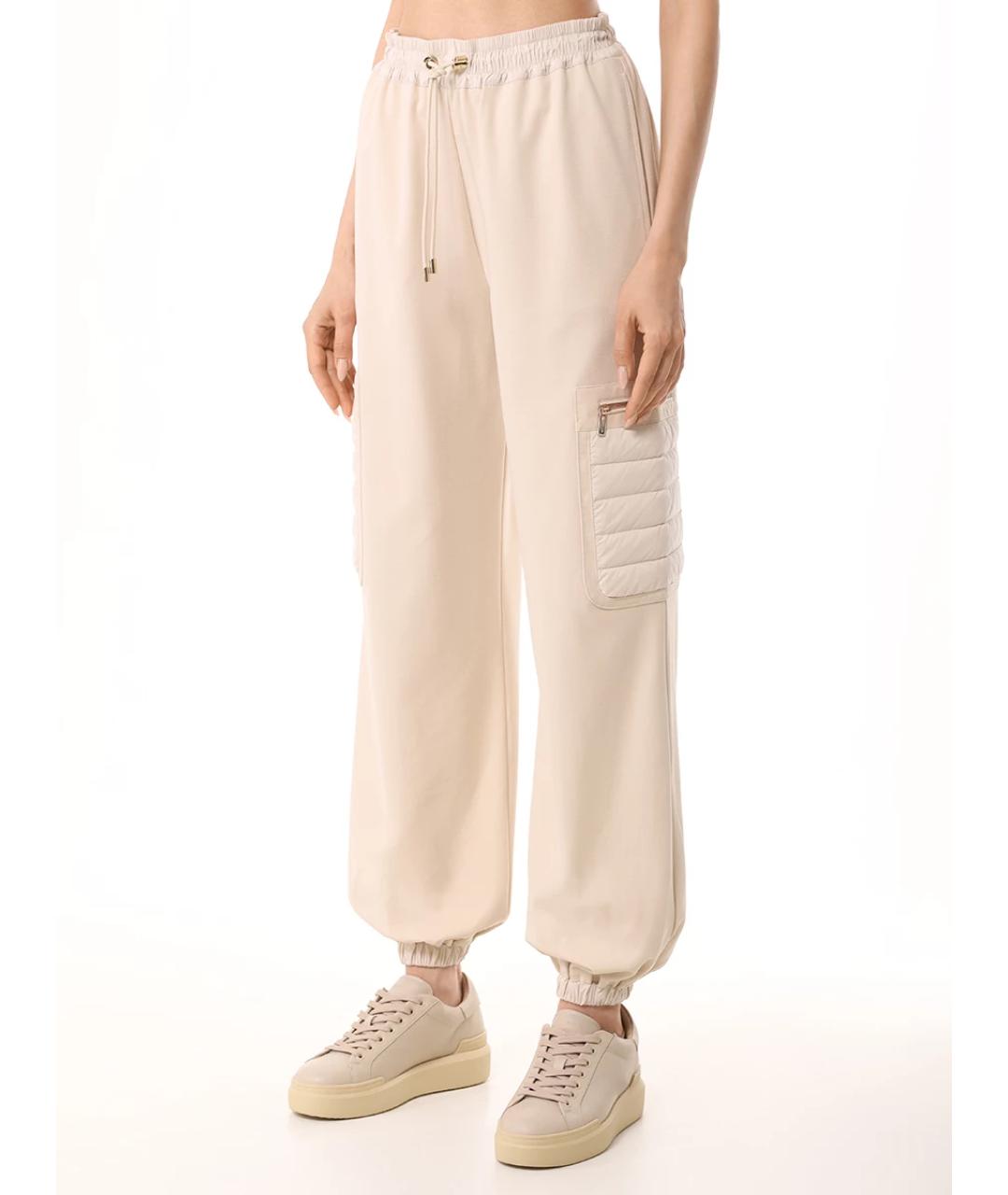 MOORER Бежевый хлопковый костюм с брюками, фото 7