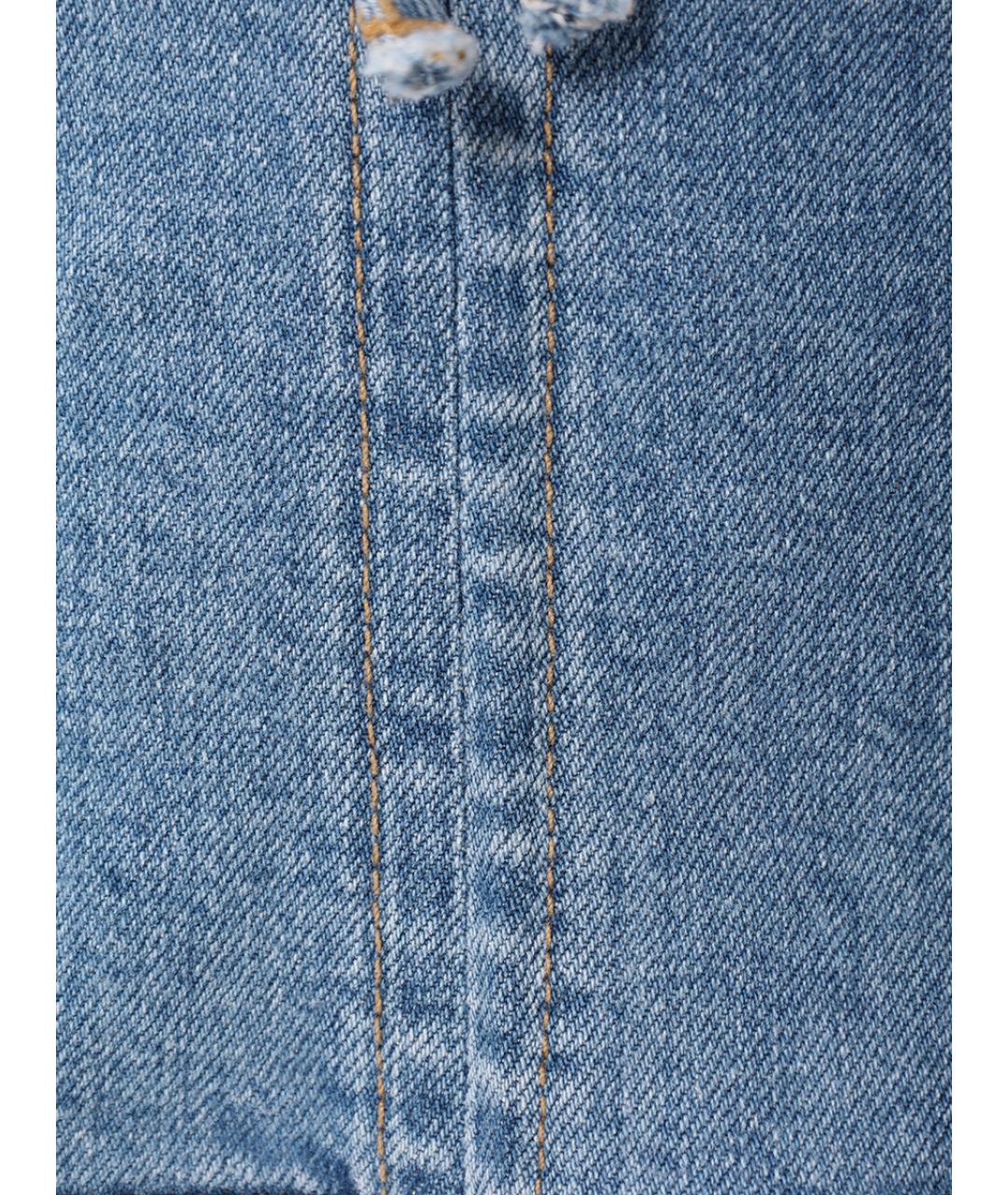 BLUMARINE Синий хлопковый корсет, фото 5