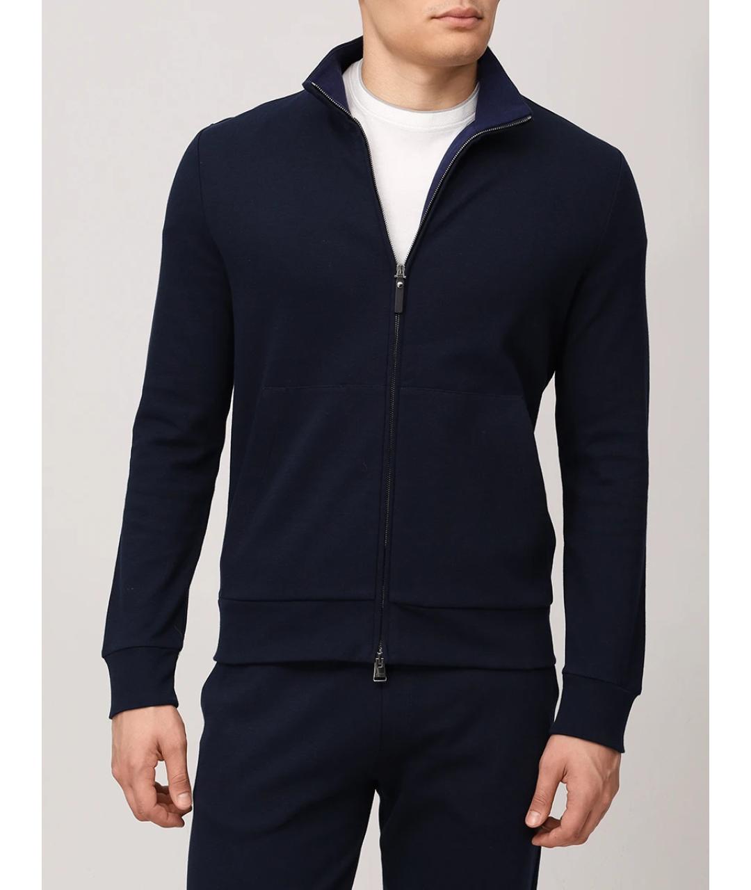 CANALI Синий повседневный костюм, фото 4