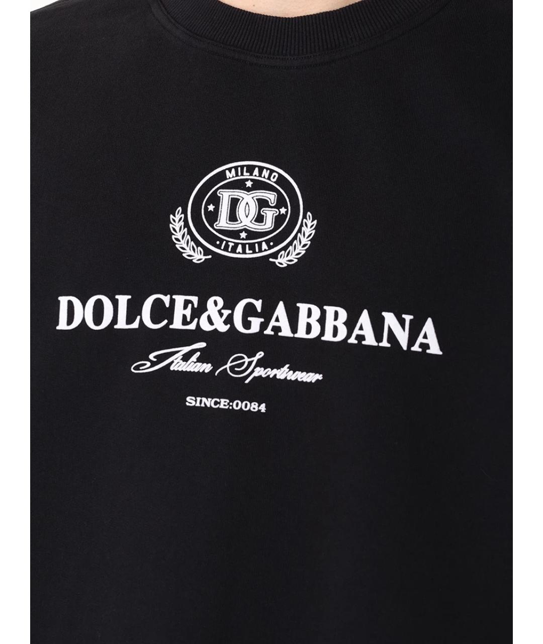 DOLCE&GABBANA Черный повседневный костюм, фото 5