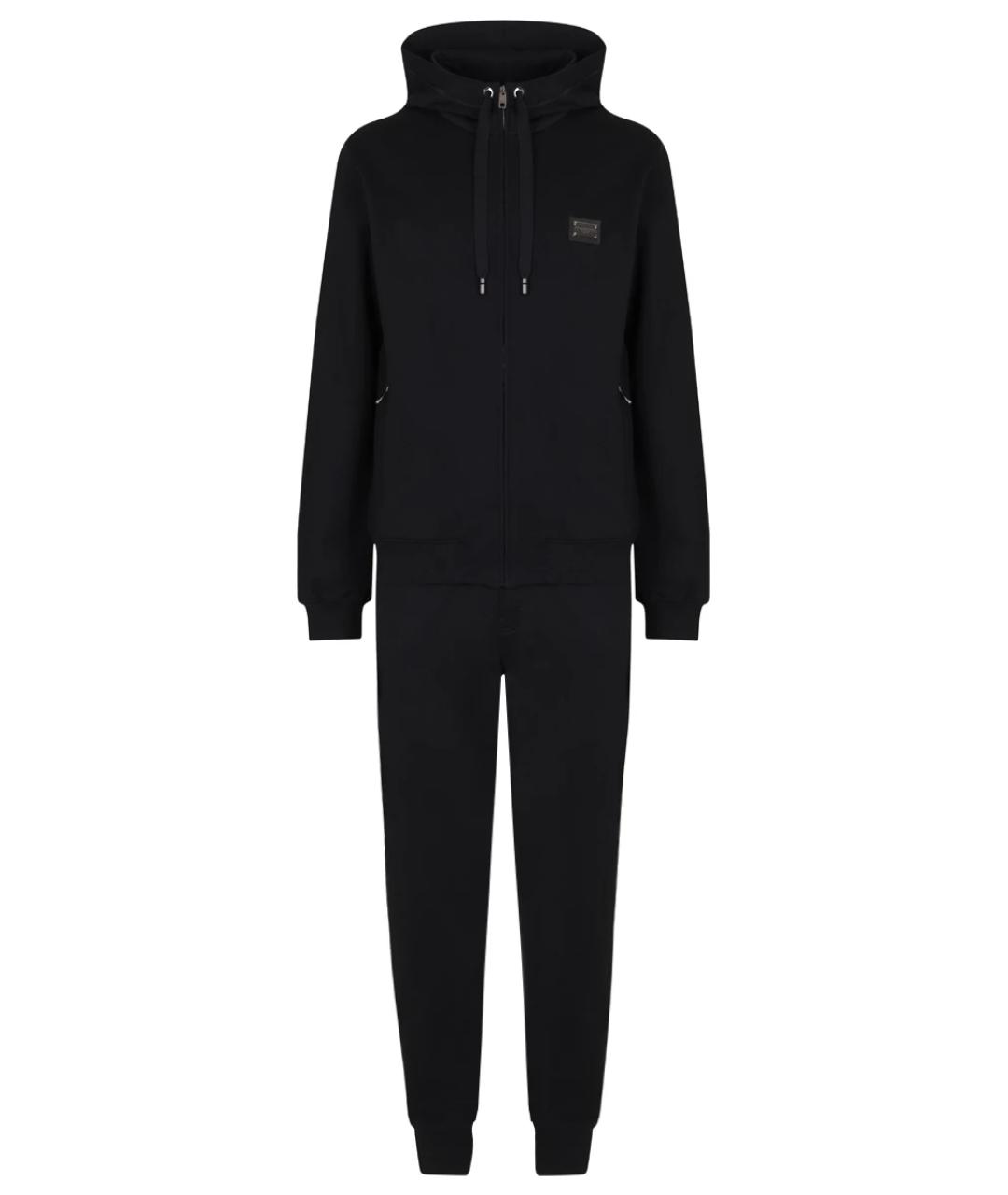 DOLCE&GABBANA Черный повседневный костюм, фото 1