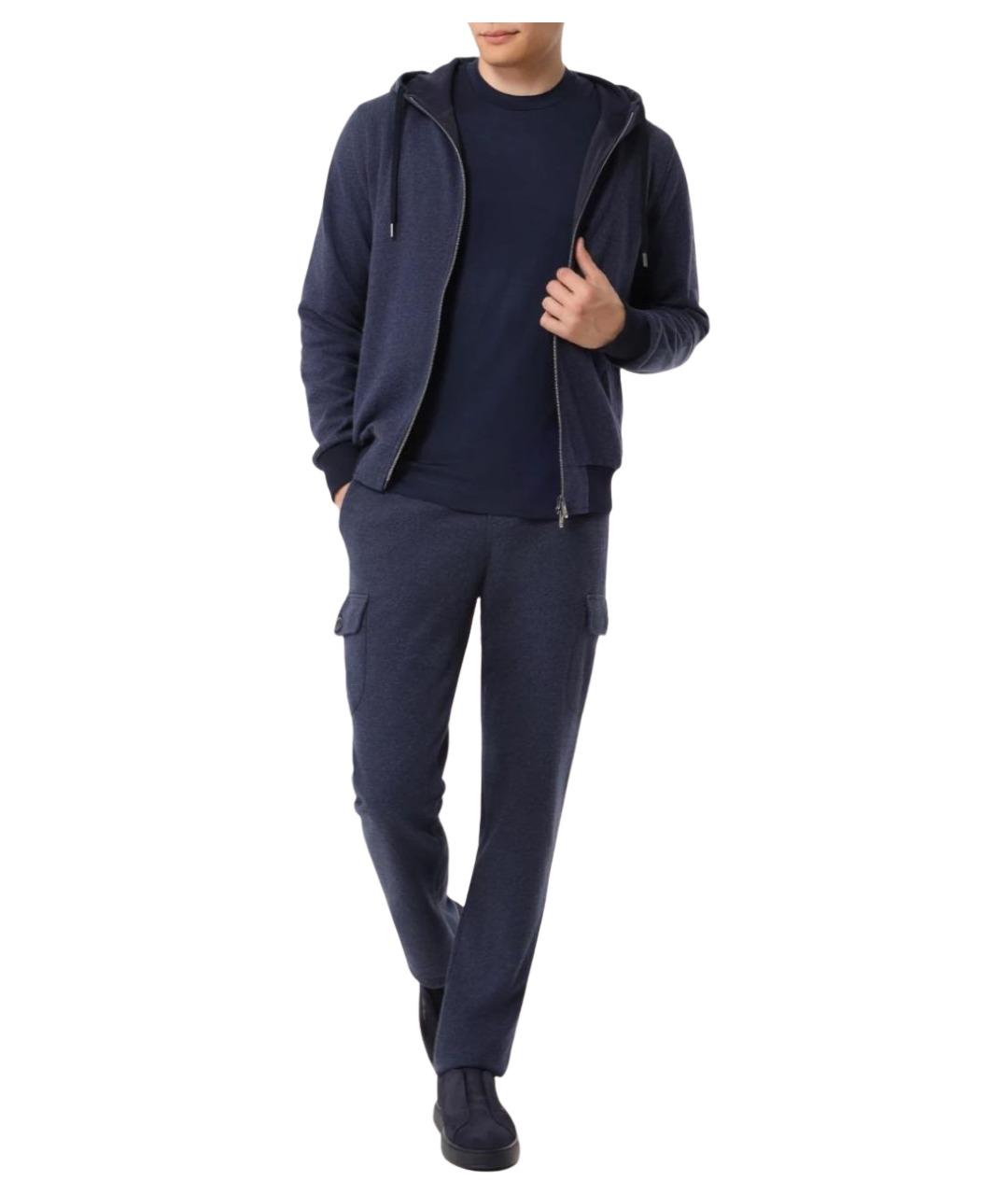 CAPOBIANCO Синий повседневный костюм, фото 2