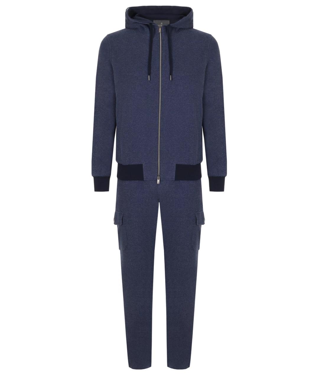 CAPOBIANCO Синий повседневный костюм, фото 1