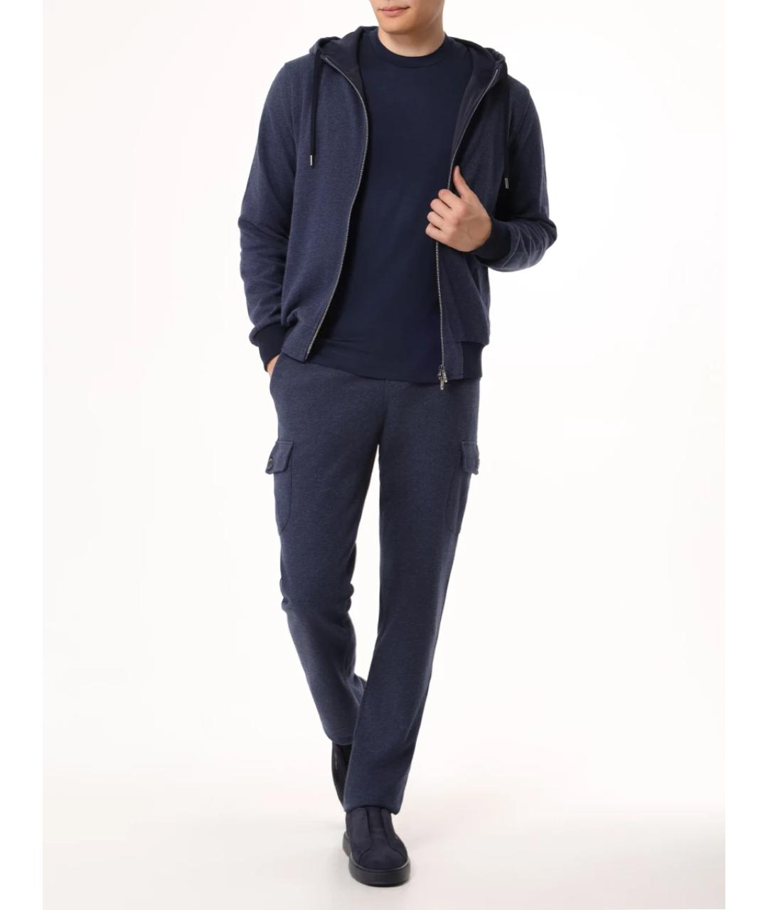 CAPOBIANCO Синий повседневный костюм, фото 2