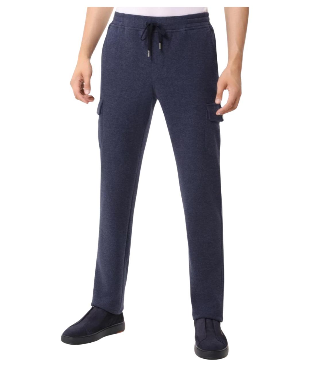 CAPOBIANCO Синий повседневный костюм, фото 7