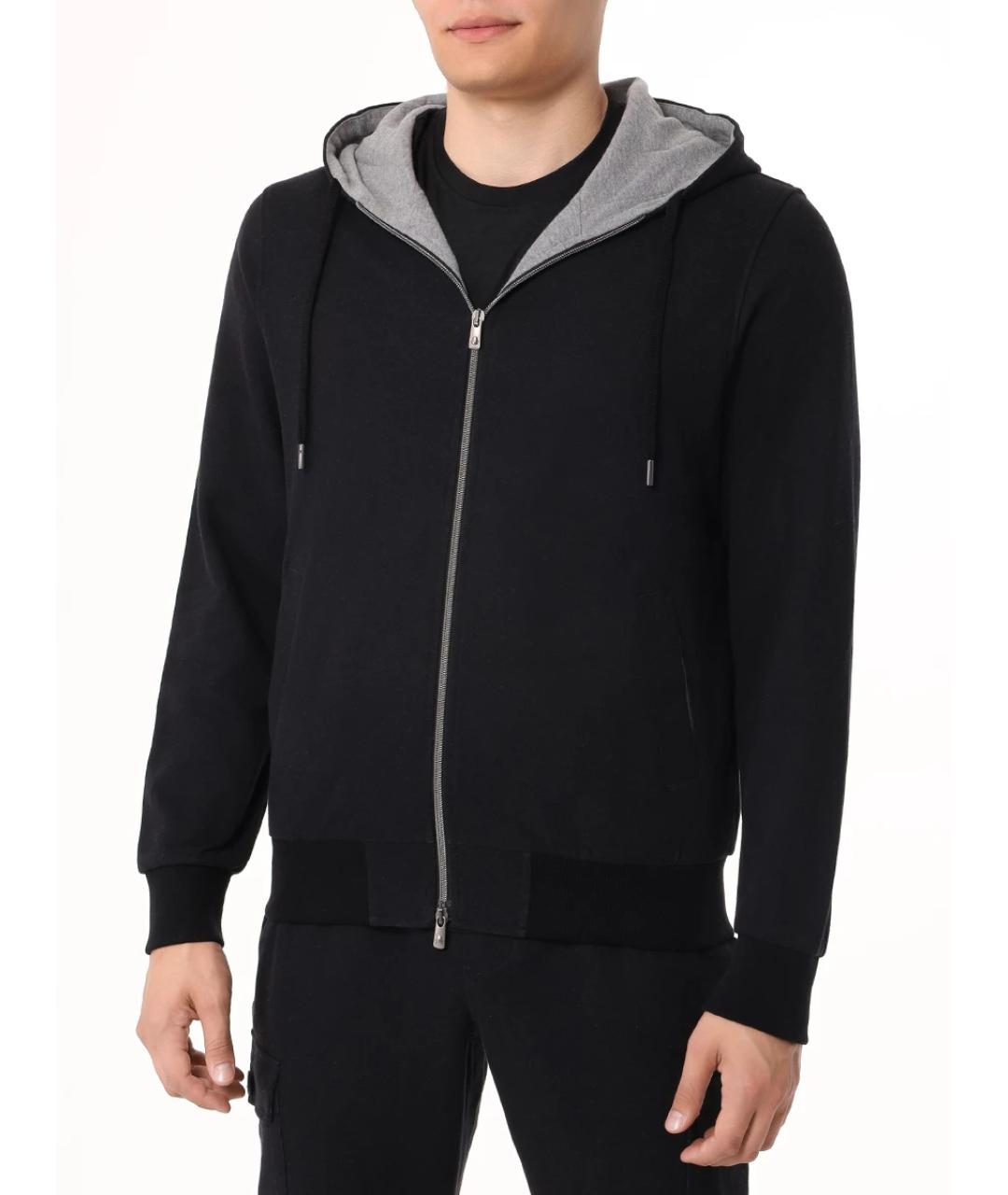 CAPOBIANCO Черный повседневный костюм, фото 4