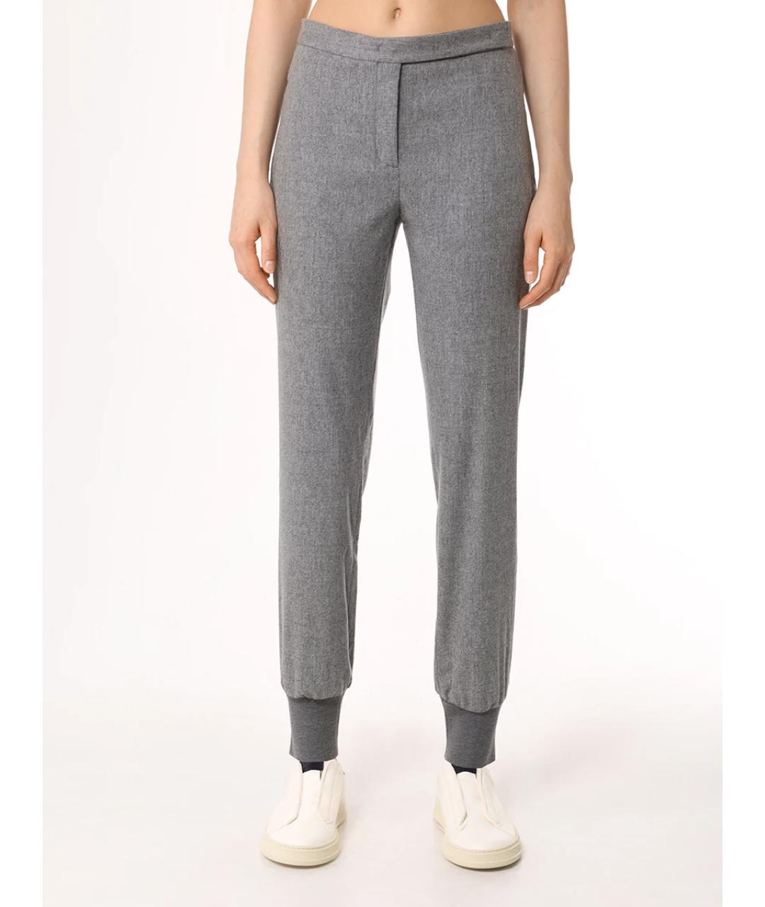 LORENA ANTONIAZZI Серый шерстяной костюм с брюками, фото 7