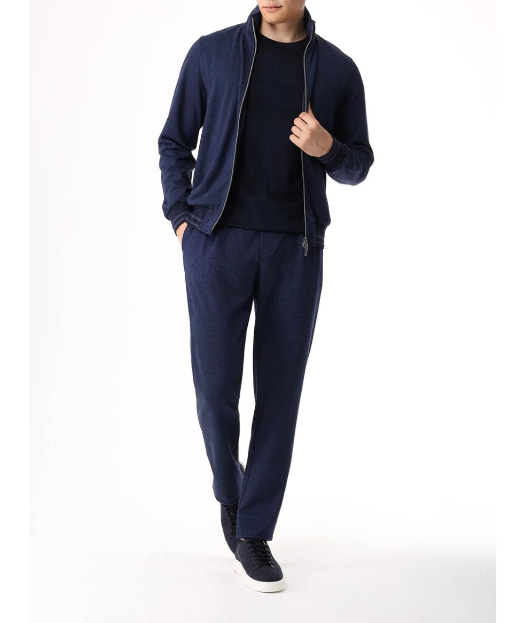 CAPOBIANCO Синий повседневный костюм, фото 2