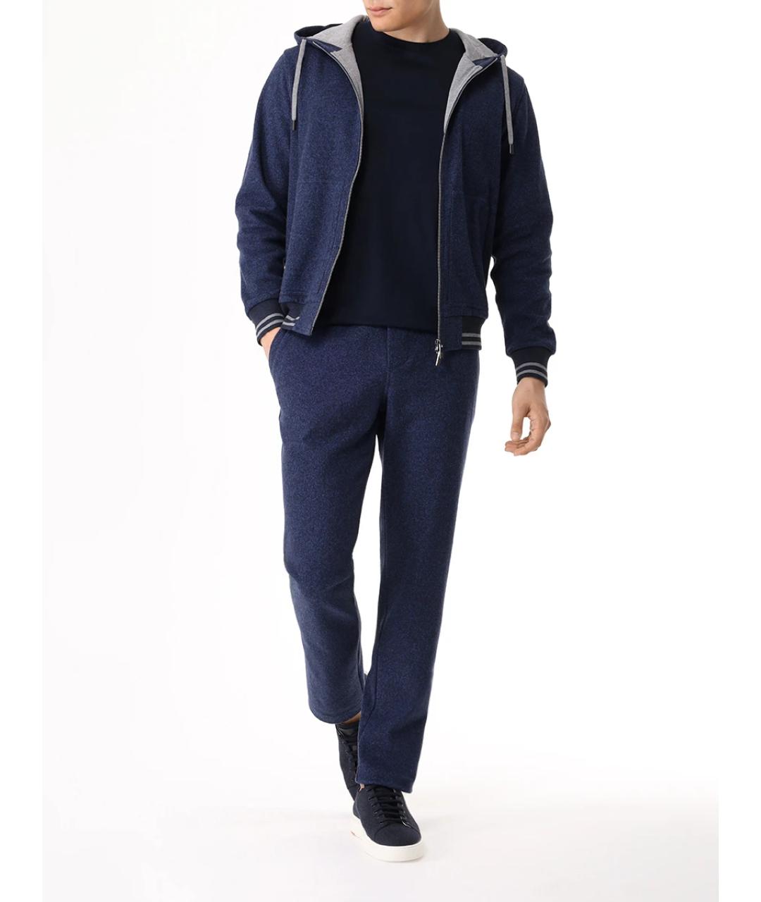 CAPOBIANCO Синий повседневный костюм, фото 2