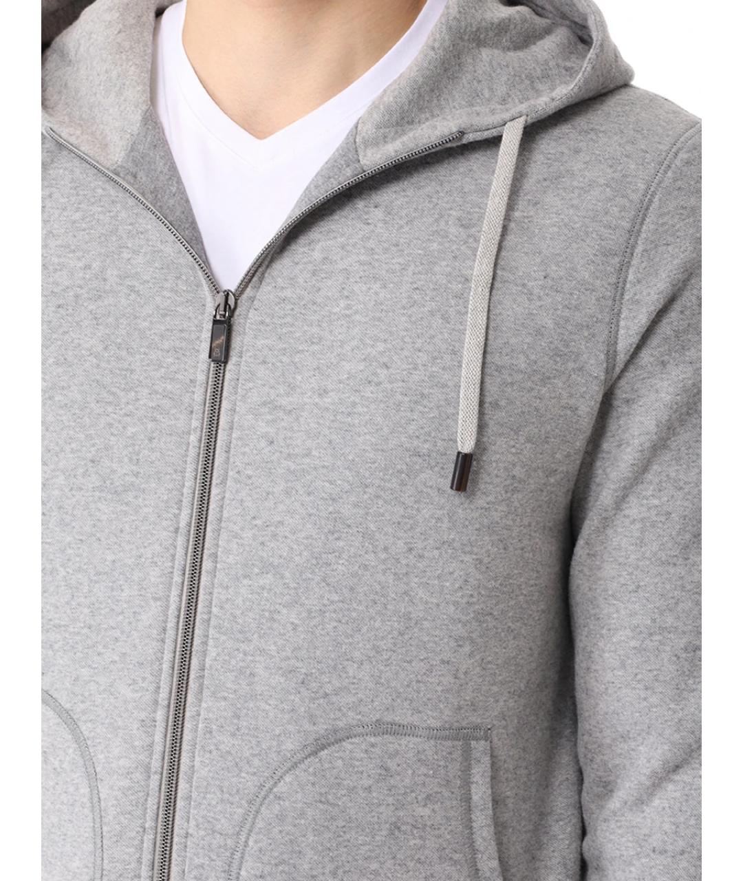 CAPOBIANCO Серый повседневный костюм, фото 5