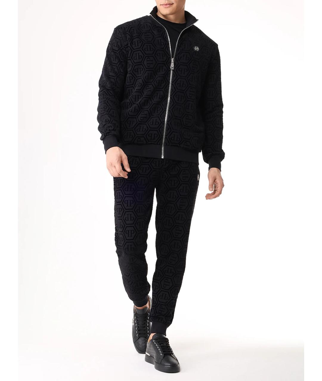 PHILIPP PLEIN Черный повседневный костюм, фото 2