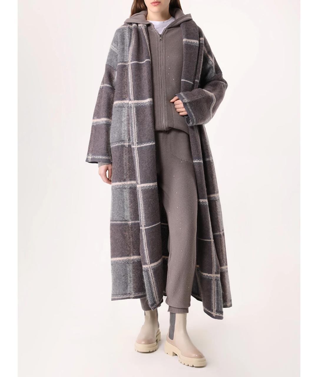 PANICALE Коричневый костюм с брюками, фото 2