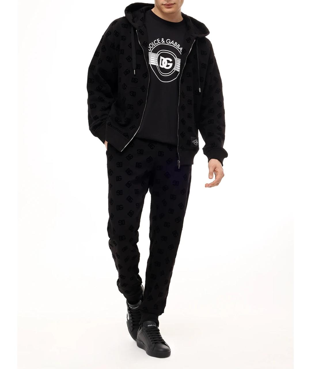 DOLCE&GABBANA Черный повседневный костюм, фото 2