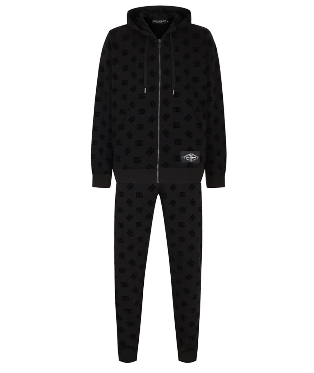 DOLCE&GABBANA Черный повседневный костюм, фото 1