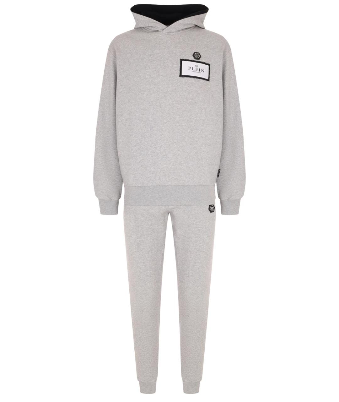 PHILIPP PLEIN Серый повседневный костюм, фото 1