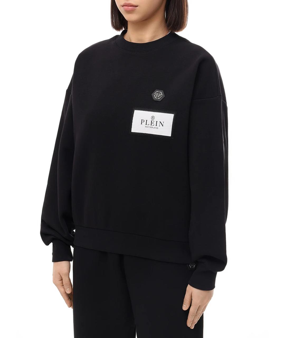 PHILIPP PLEIN Черный хлопковый костюм с брюками, фото 4