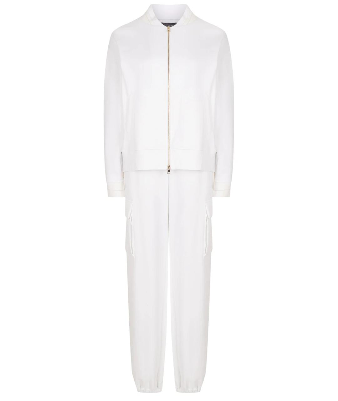 LORENA ANTONIAZZI Белый хлопковый костюм с брюками, фото 1