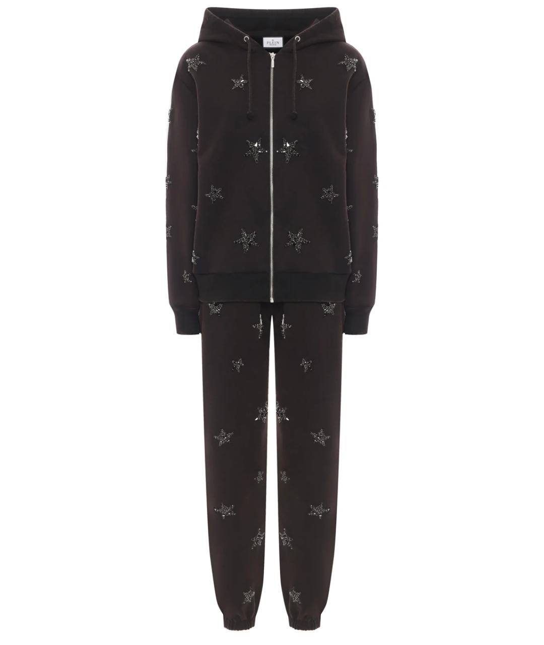PHILIPP PLEIN Черный хлопковый костюм с брюками, фото 1