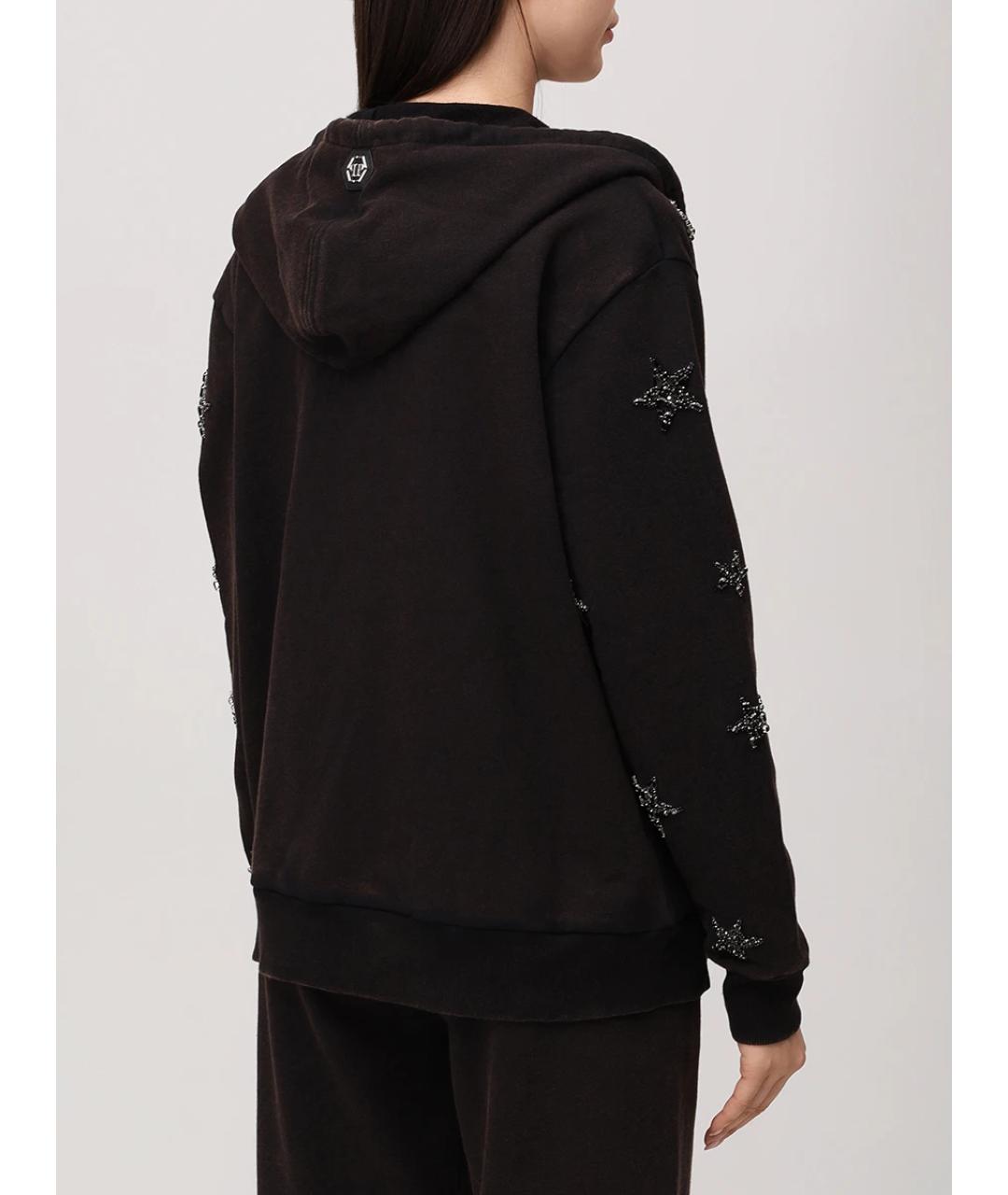 PHILIPP PLEIN Черный хлопковый костюм с брюками, фото 3