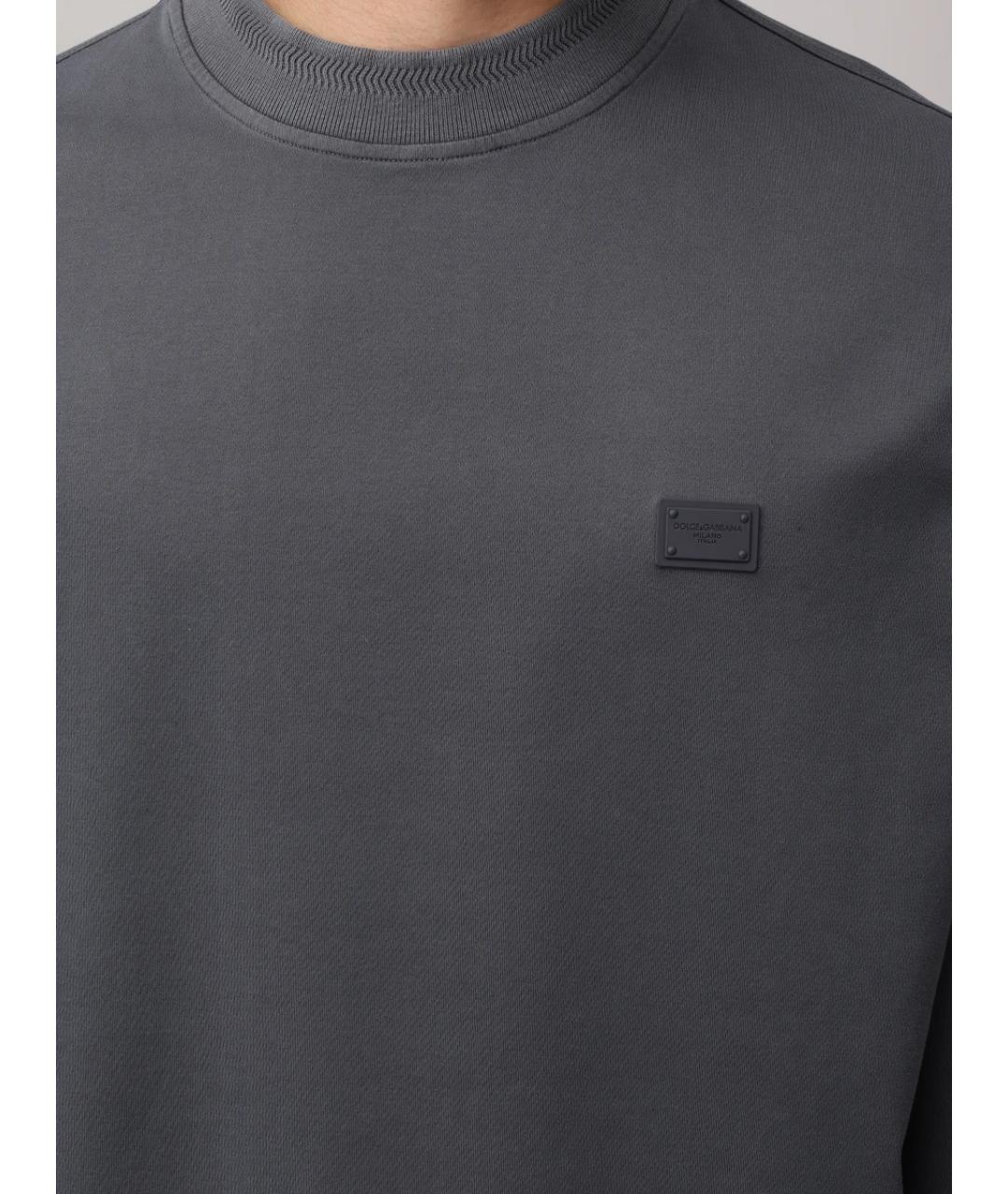 DOLCE&GABBANA Серый повседневный костюм, фото 6