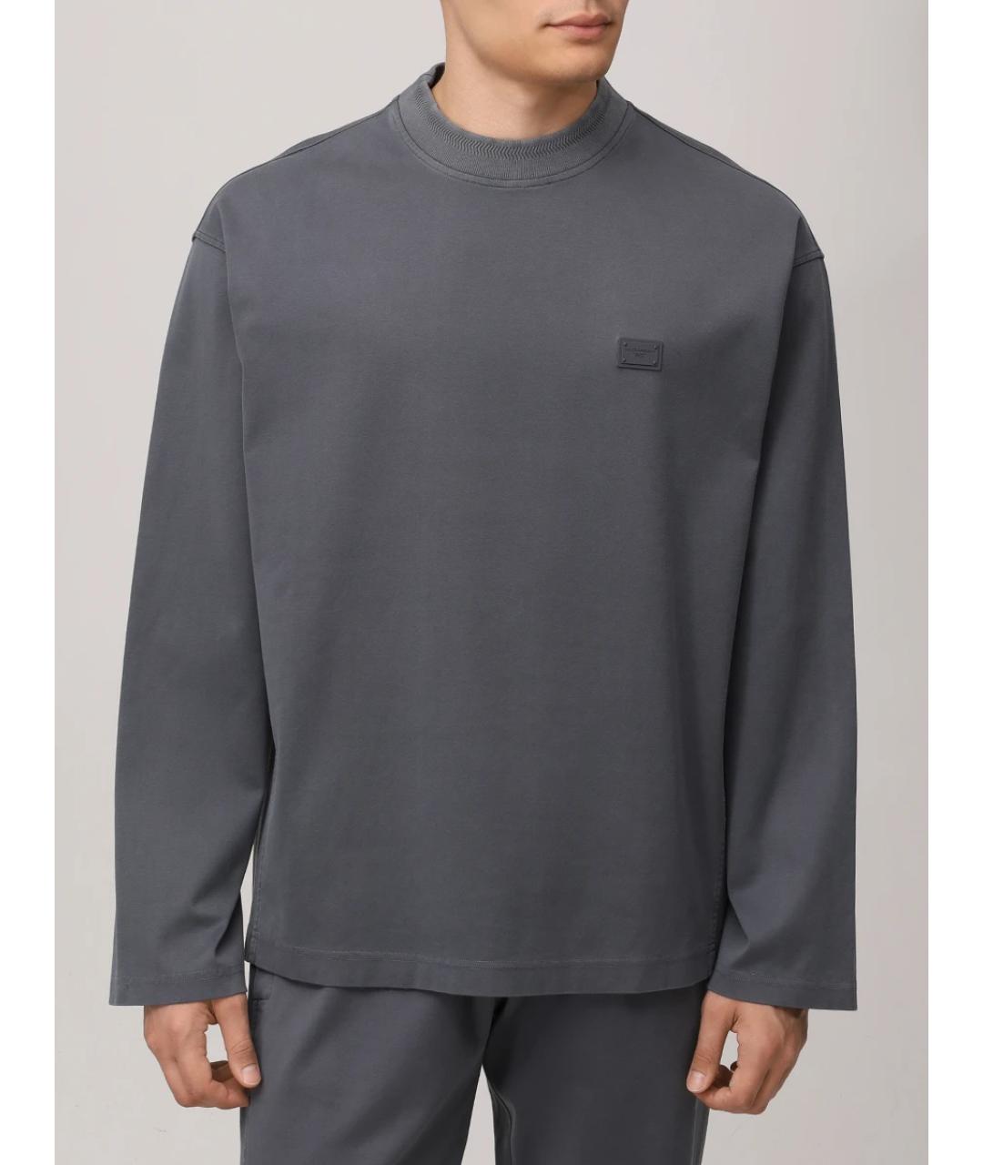 DOLCE&GABBANA Серый повседневный костюм, фото 4