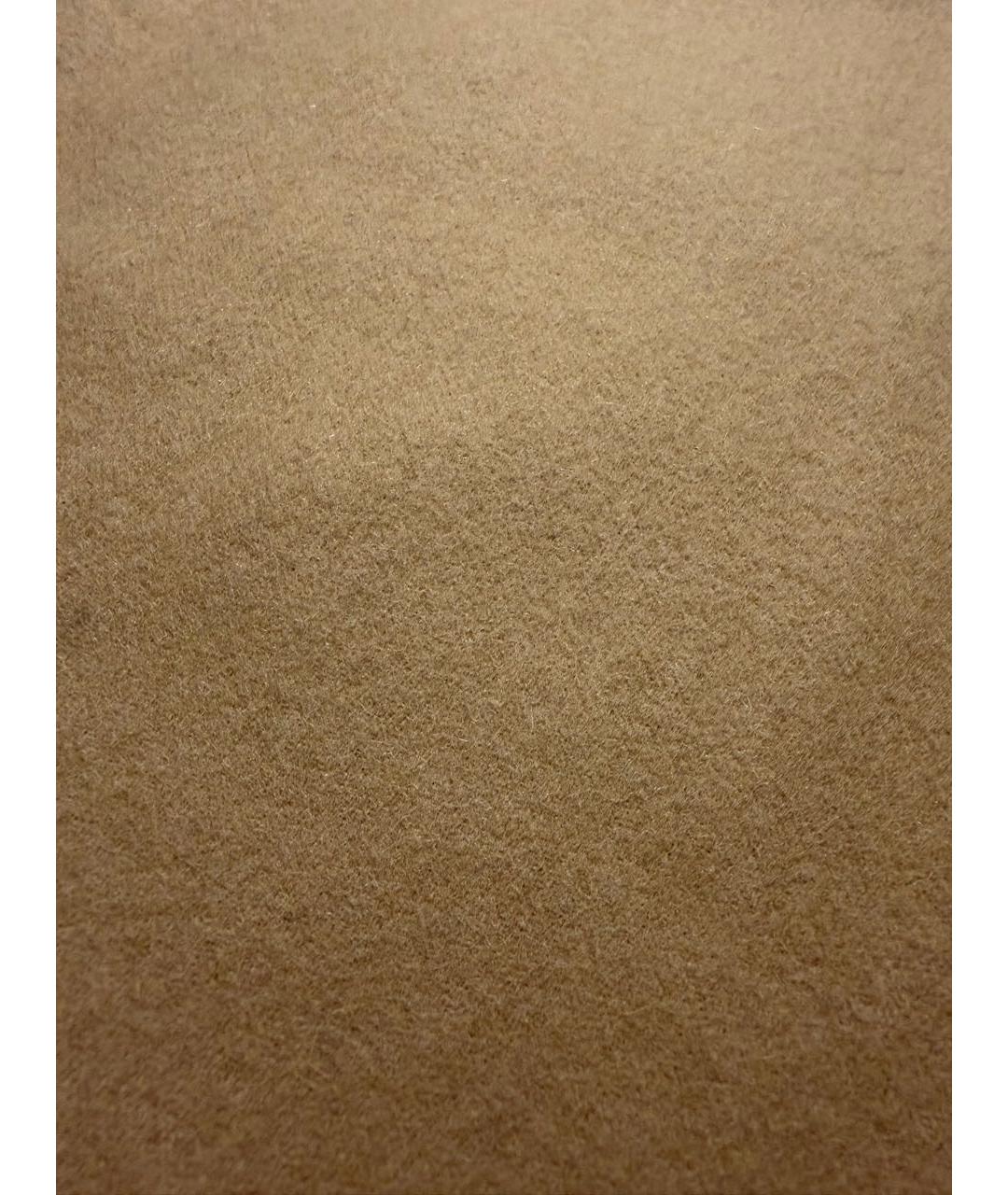 ACNE STUDIOS Коричневый шерстяной шарф, фото 2