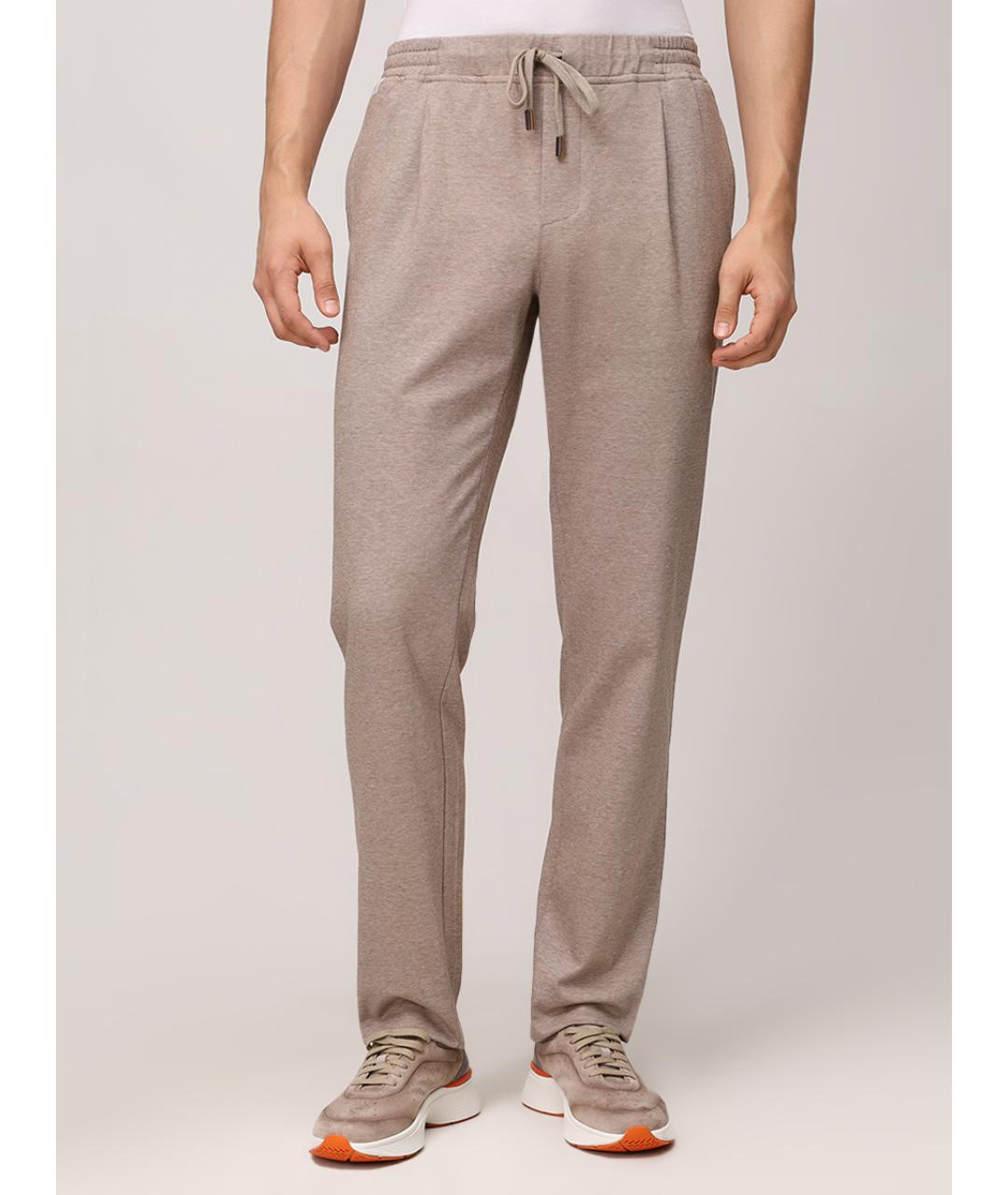 CAPOBIANCO Коричневый повседневный костюм, фото 7