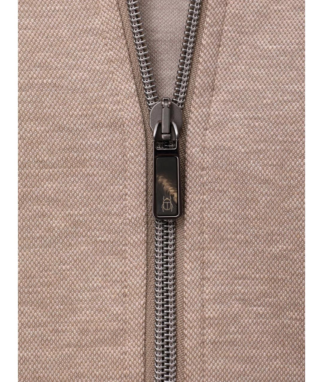 CAPOBIANCO Коричневый повседневный костюм, фото 5