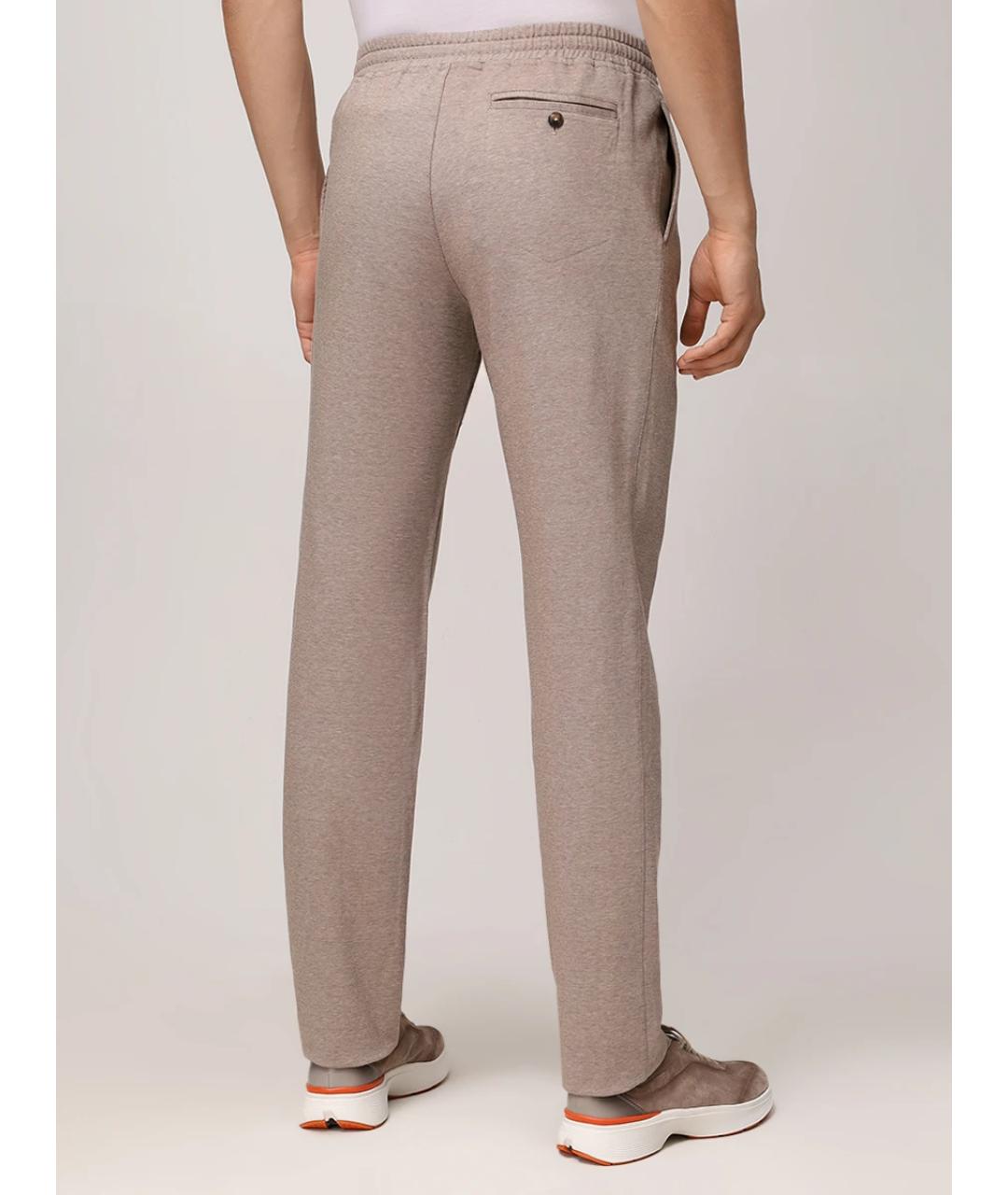 CAPOBIANCO Коричневый повседневный костюм, фото 6