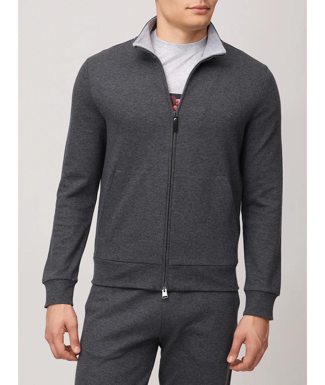 CANALI Серый повседневный костюм, фото 4