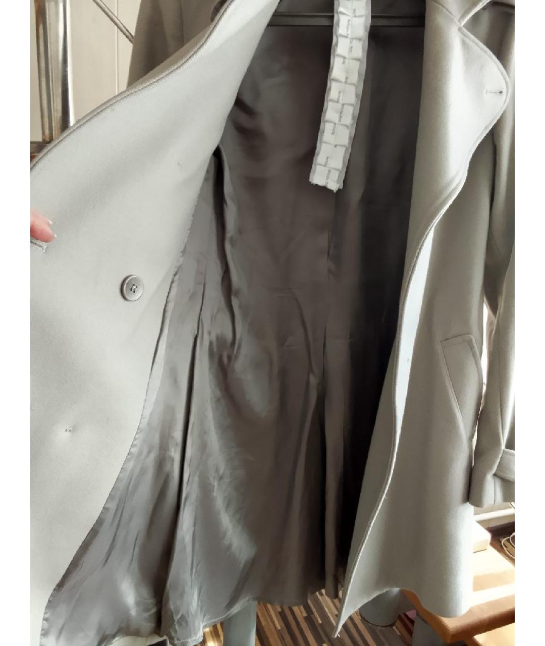 PATRIZIA PEPE Серое шерстяное пальто, фото 2