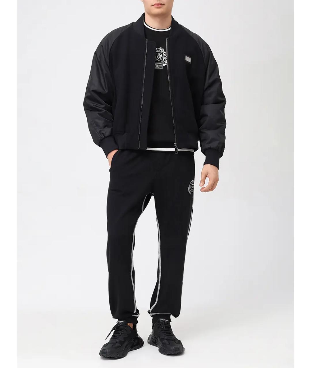 DOLCE&GABBANA Черный повседневный костюм, фото 2